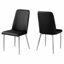 Monarch Specialties Monarch Dining Chairs - 37-in - Black - Set Of 2