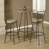Monarch Specialties Monarch 29.5-in Beige Microsuede Bar Stools (Set Of 2)