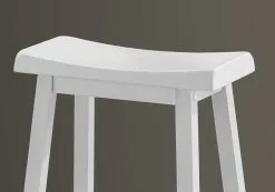 Monarch Specialties Monarch 24-in White Barstools (Set Of 2)