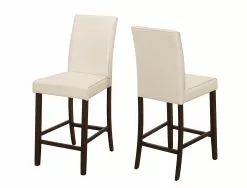 Monarch Specialties Monarch Ivory Dining Chairs 24.5-in (Set Of 2)