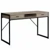 Monarch Specialties Monarch 30-in X 48-in Dark Taupe Computer Desk