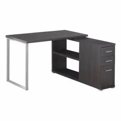 Monarch Specialties Monarch 29.50-in X 47.25-in Grey Computer Desk