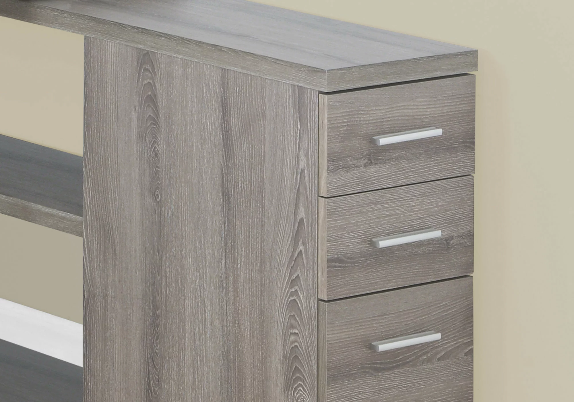 Monarch Specialties Monarch 29.50-in X 47.25-in Dark Taupe Computer Desk