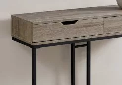 Monarch Specialties Monarch 41.75-in X 32-in Taupe Composite Accent Table