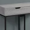 Monarch Specialties Monarch 41.75-in X 32-in Gray Composite Accent Table