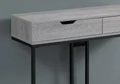 Monarch Specialties Monarch 41.75-in X 32-in Gray Composite Accent Table