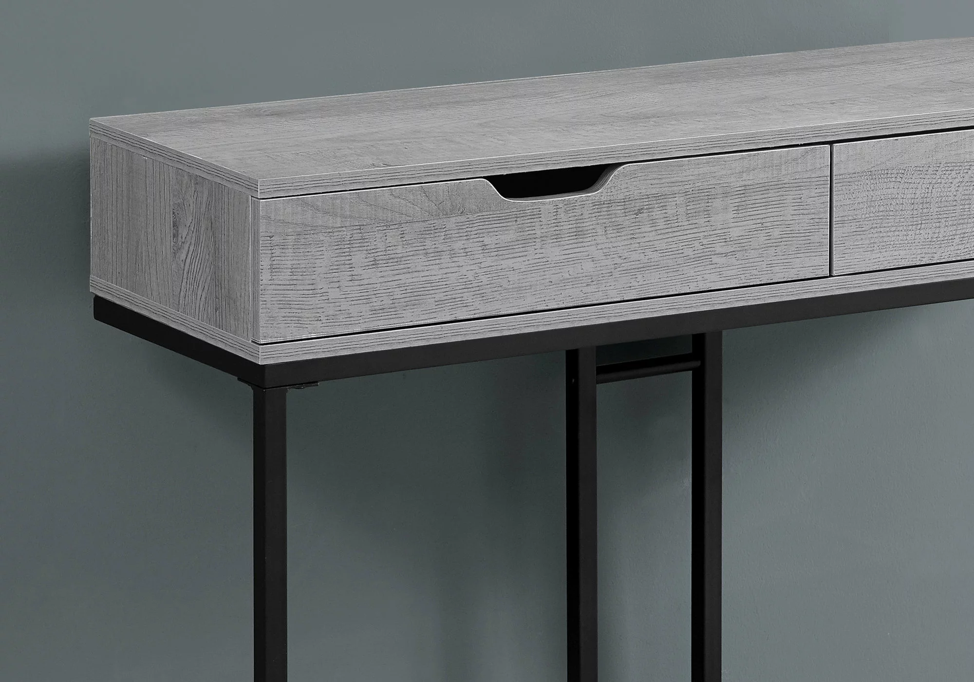 Monarch Specialties Monarch 41.75-in X 32-in Gray Composite Accent Table