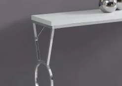 Monarch Specialties Monarch 42.25-in X 30.5-in White Composite Accent Table