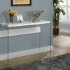 Monarch Specialties Monarch 44-in X 32-in White Composite Accent Table