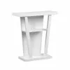 Monarch Specialties Monarch 31.5-in X 33.75-in Composite White Accent Table