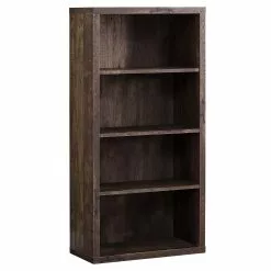 Monarch Specialties Monarch 23.75 X 47.5-in Wood Brown Bookcase