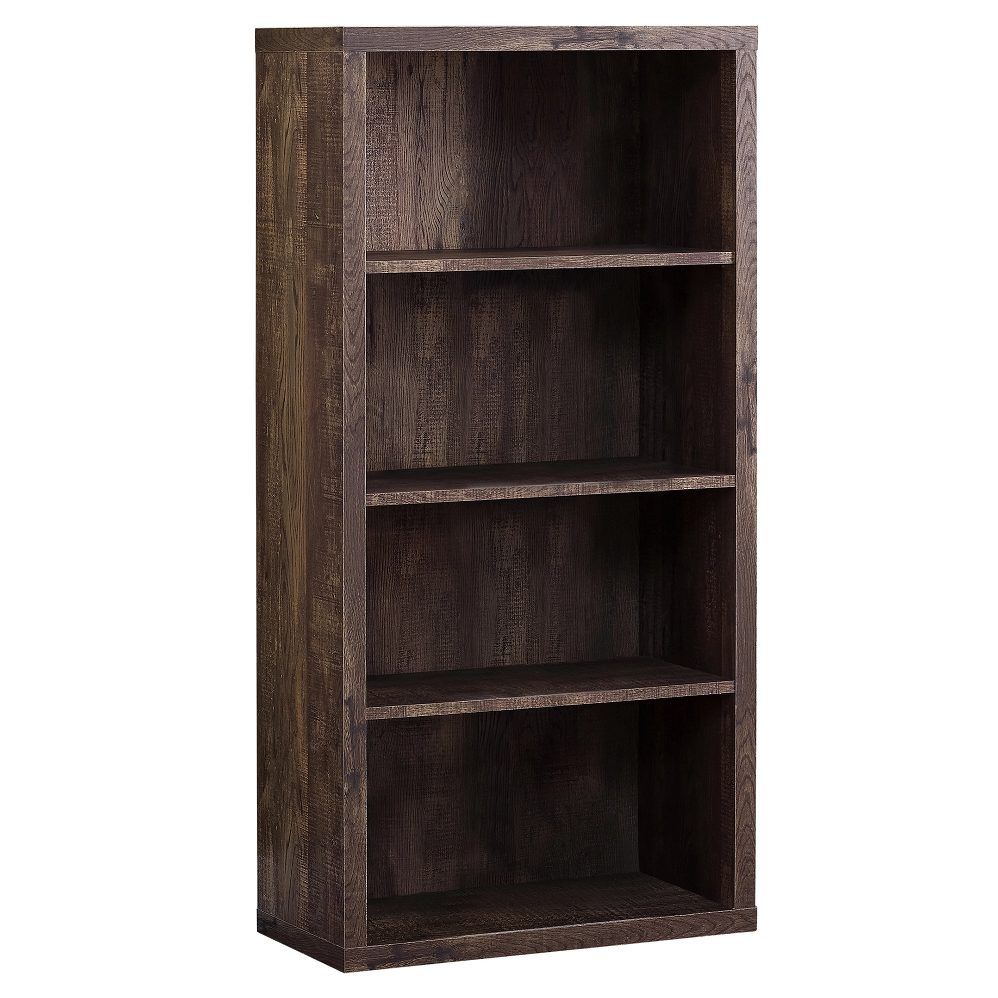 Monarch Specialties Monarch 23.75 X 47.5-in Wood Brown Bookcase