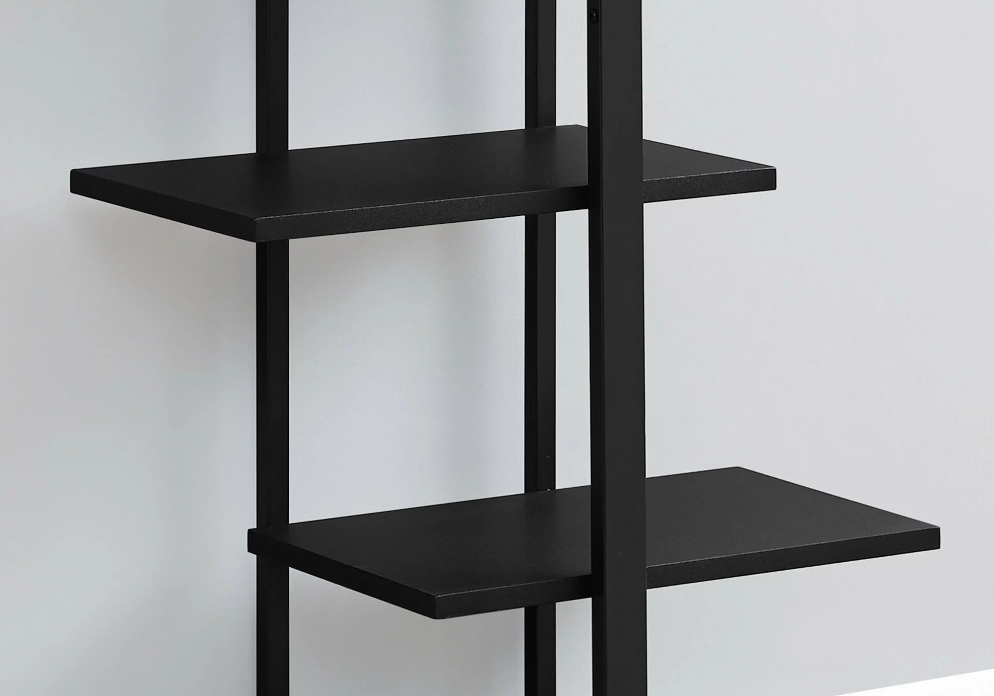 Monarch Specialties Monarch 60-in X 32-in Black Metal Bookcase