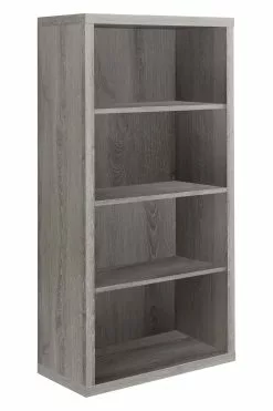 Monarch Specialties Monarch 23.75 X 47.5-in Wood Dark Taupe Bookcase
