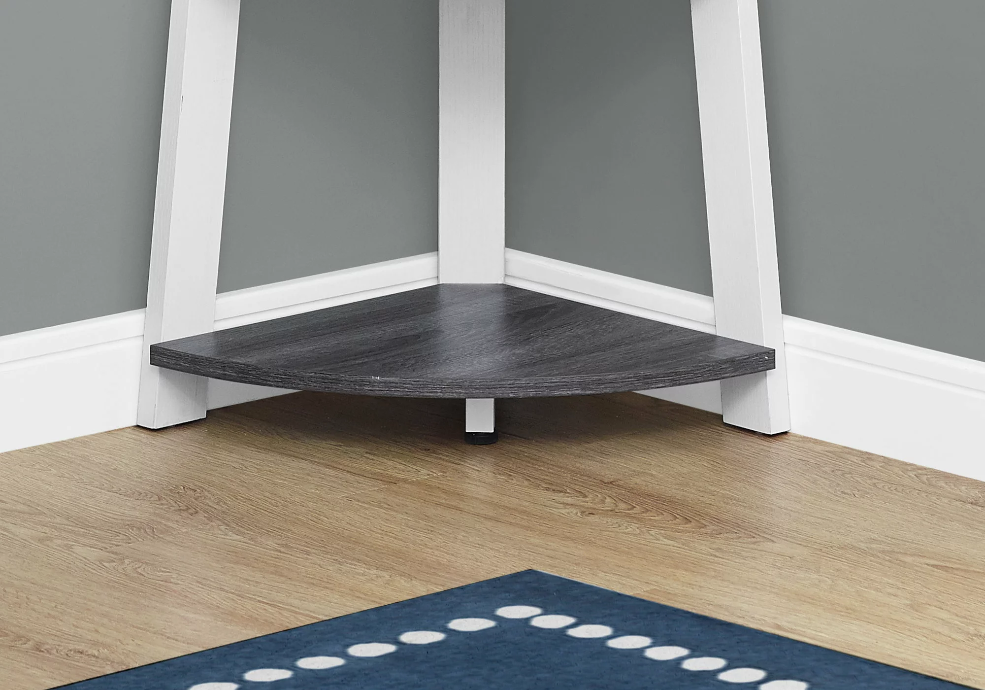 Monarch Specialties Monarch 71.25-in X 22.5-in X 15.5-in Gray Wood Bookcase - Image 4