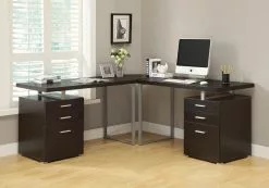 Monarch Specialties Monarch 47.25-In X 30.00-In Dark Brown Computer Desk