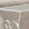 Monarch Specialties Monarch Accent Table - 11.5-in X 21.75-in - Glass - White