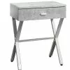 Monarch Specialties Monarch Accent Table - 12-in X 22.25-in - Composite - Gray