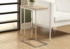 Monarch Specialties Monarch Accent Table - 18.25-in X 25.25-in - Composite - Natural