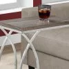 Monarch Specialties Monarch Accent Table - 18.25-in X 25-in - Composite - Dark Taupe