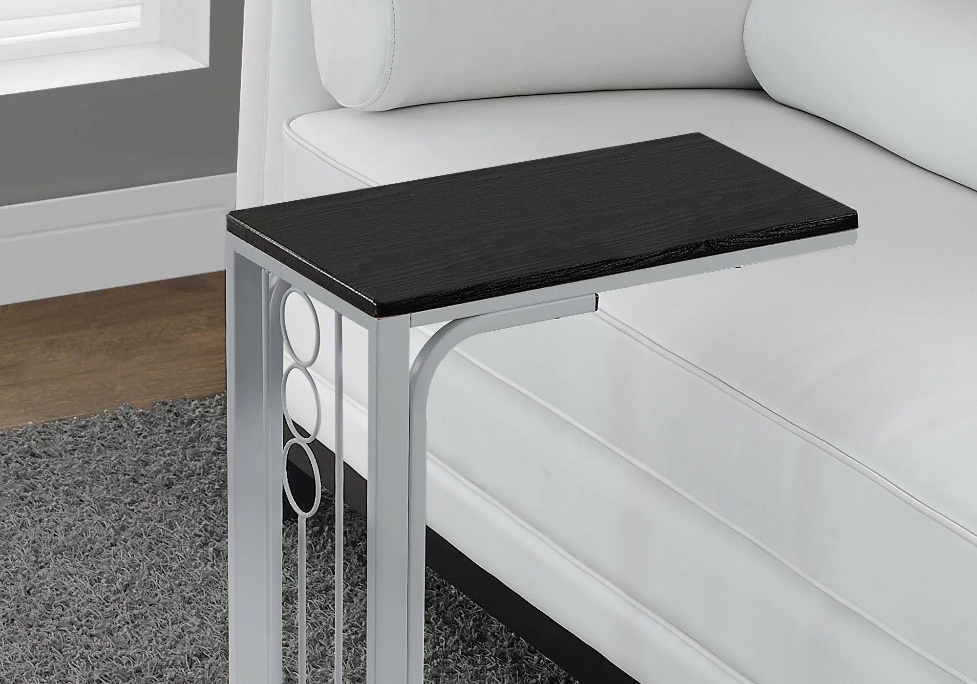 Monarch Specialties Monarch Accent Table - 16-in X 24.5-in - Composite - Black - Image 3