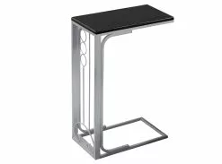 Monarch Specialties Monarch Accent Table - 16-in X 24.5-in - Composite - Black