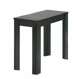Monarch Specialties Monarch Accent Table - 12-in X 21.5-in - Composite - Black