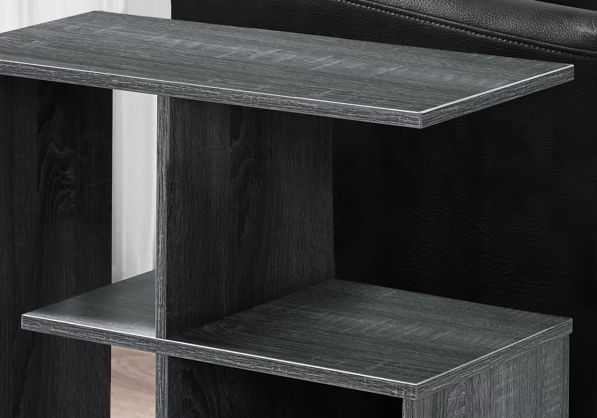 Monarch Specialties Monarch Accent Table - 11.5-in - Composite - Gray