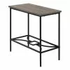 Monarch Specialties Monarch Accent Table - 11.75-in X 22-in - Composite - Dark Taupe