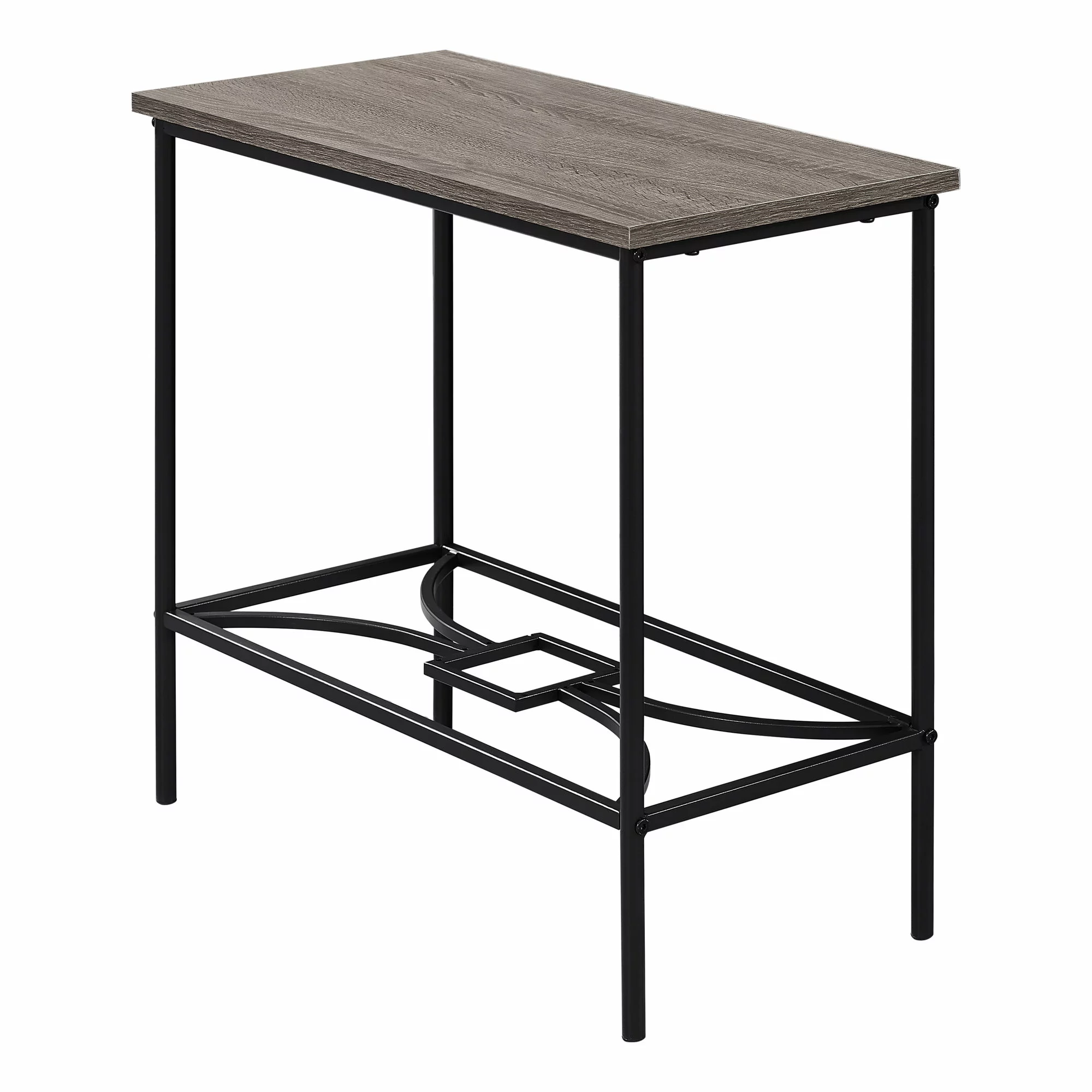 Monarch Specialties Monarch Accent Table - 11.75-in X 22-in - Composite - Dark Taupe