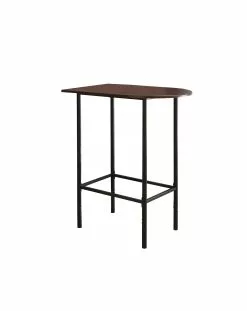 Monarch Specialties Monarch Home Bar - 24-in X 36-in- Cappuccino/Black Metal