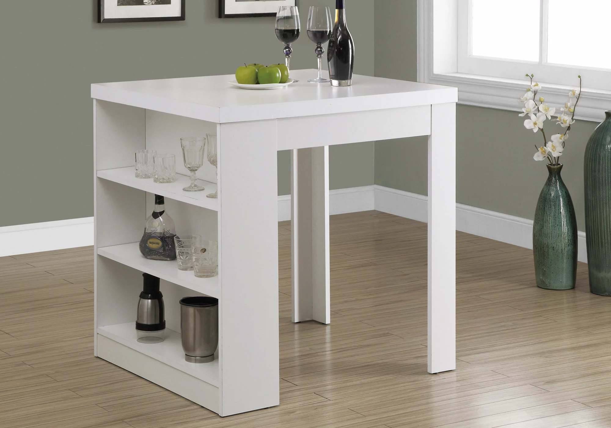 Monarch Specialties Monarch Dining Table - 32-in X 36-in - White - Image 3