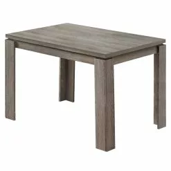 Monarch Specialties Monarch Dining Table - Dark Taupe - 32-in X 48-in