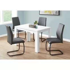 Monarch Specialties Monarch Dining Table - White - 32-in X 48-in