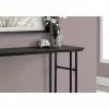 Monarch Specialties Console Table In Espresso And Blak Metal - 48-in L