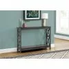 Monarch Specialties Console Table In Grey - 48-in L
