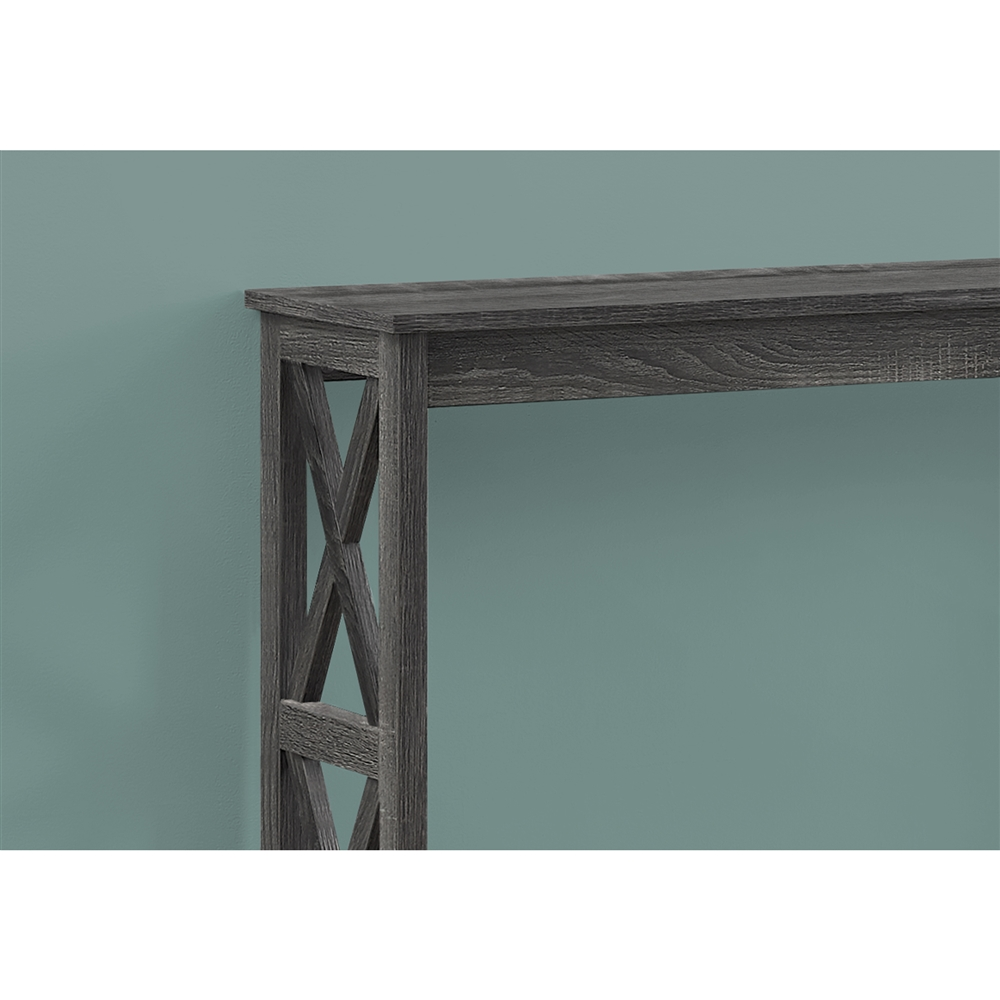 Monarch Specialties Console Table In Grey - 48-in L - Image 5
