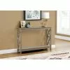 Monarch Specialties Console Table Dark Taupe 48-in L