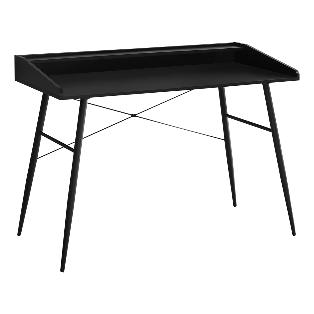 Monarch Specialties COMPUTER DESK - 48"L / BLACK / BLACK METAL - Image 3