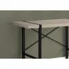 Monarch Specialties COMPUTER DESK - 48"L / MODERN TAUPE / BLACK METAL