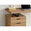 Monarch Specialties COMPUTER DESK - 48"L / RECLAIMED WOOD / BLACK METAL / L/R