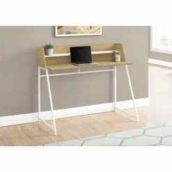 Monarch Specialties 46-in Natural Modern/Contemporary Computer Desk