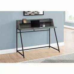 Monarch Specialties 46-in Grey Modern/Contemporary Computer Desk