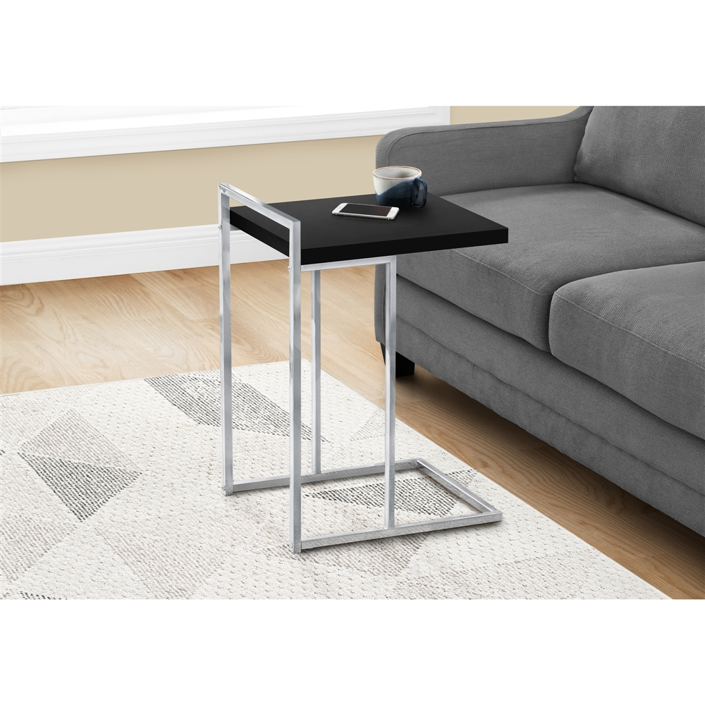 Monarch Specialties Black Composite Rectangular C Table - Image 4