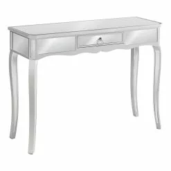 Monarch Specialties 30-in X 42-in Silver Glam Console Table