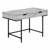 Monarch Specialties 47.25-in Grey Modern/Contemporary Computer Desk
