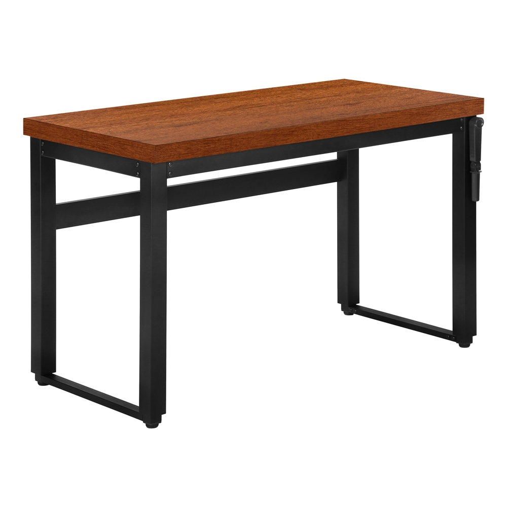 Monarch Specialties Brown 47.25-in Modern/Contemporary Adjustable Desk - Image 8