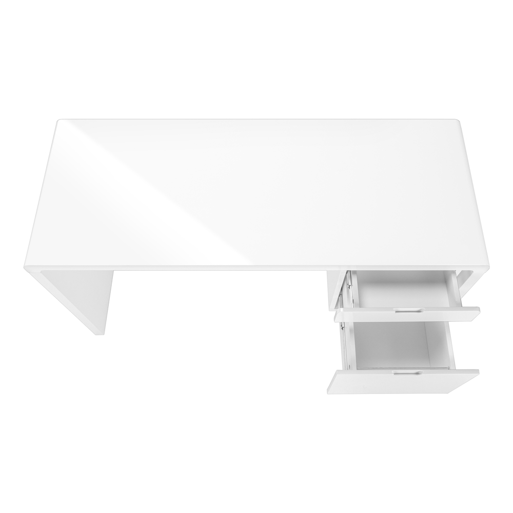 Monarch SpecialtiesĀ 60-in White Modern/Contemporary Computer Desk - Image 4