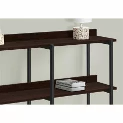 Monarch Specialties 48-in Espresso Modern Console Table
