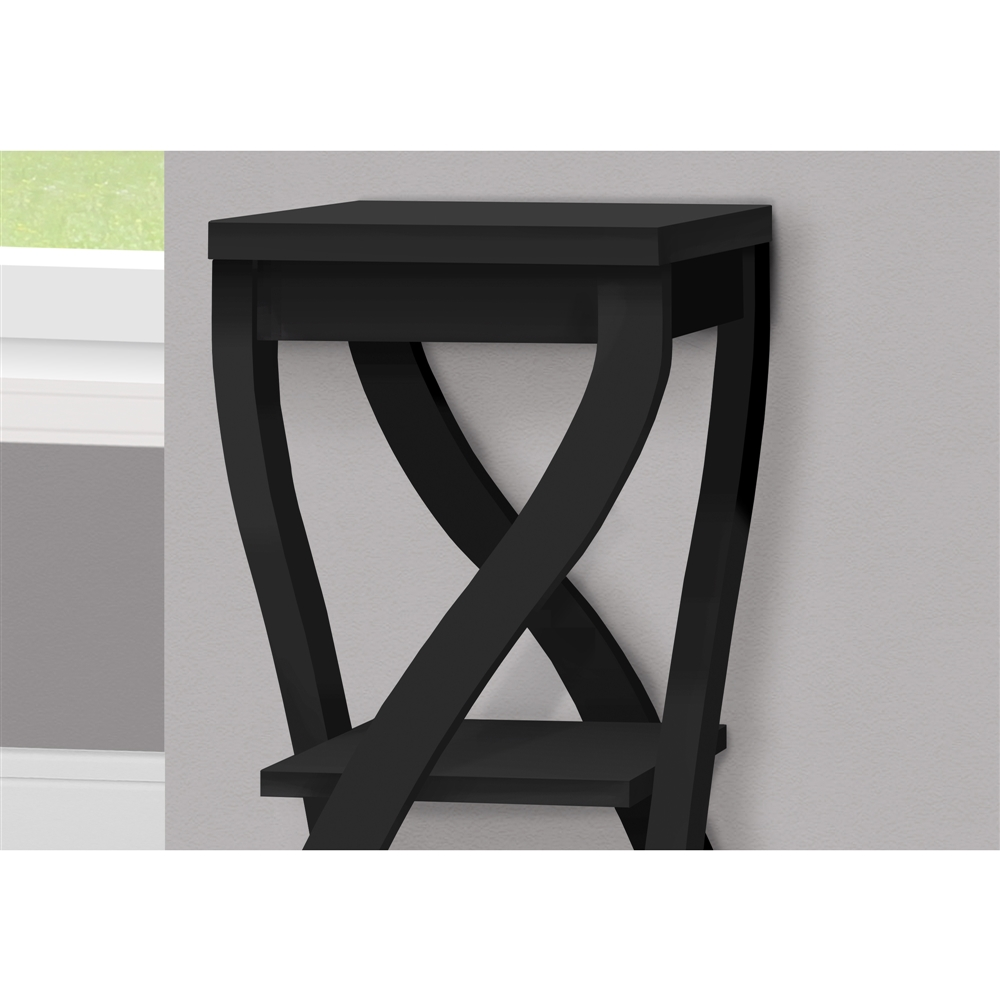 Monarch Specialties Black Composite Square Plant Table - Image 7